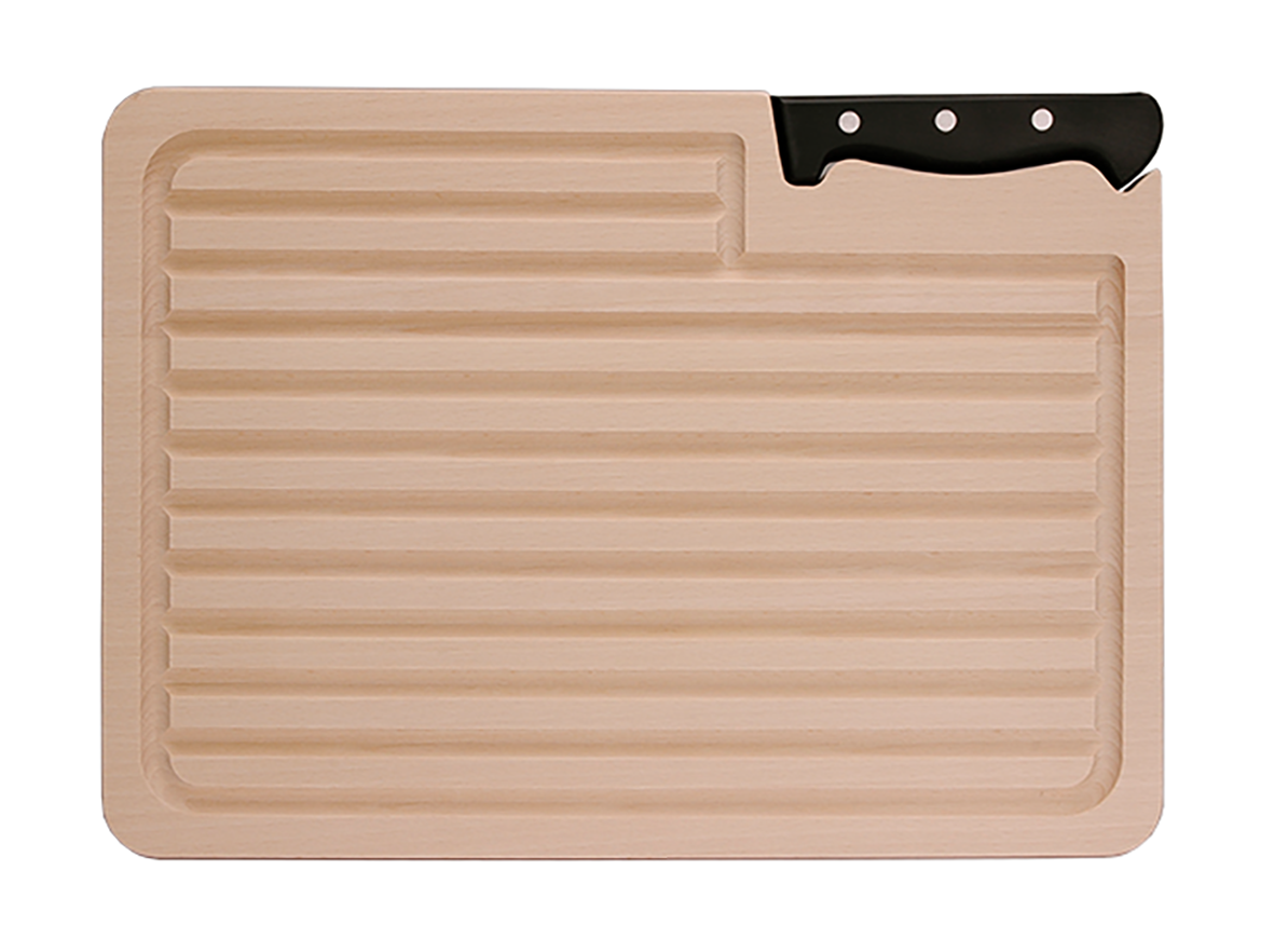 Brotbrett m.Messer 37x26cm