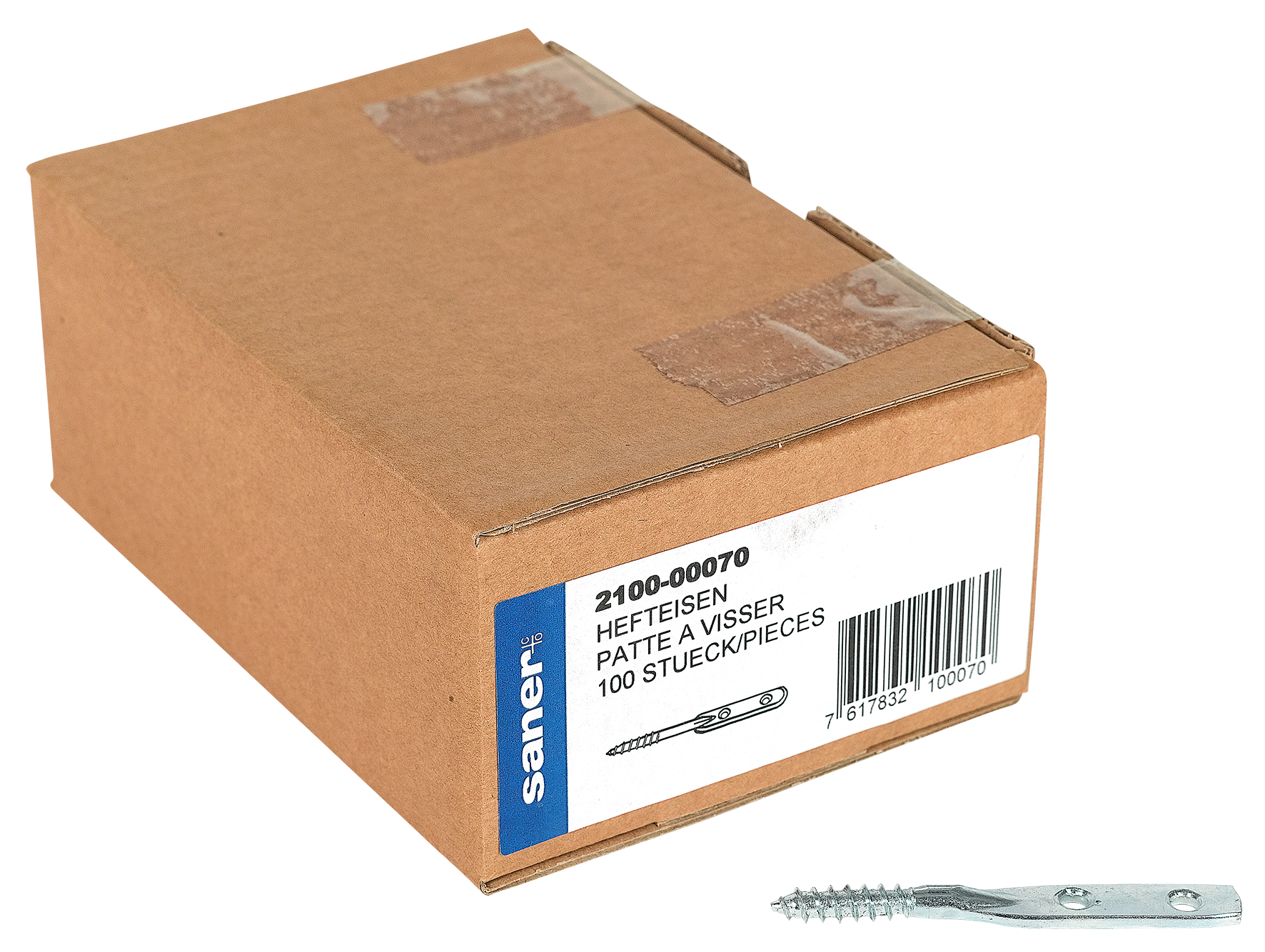 Hefteisen ø5 70x10x2