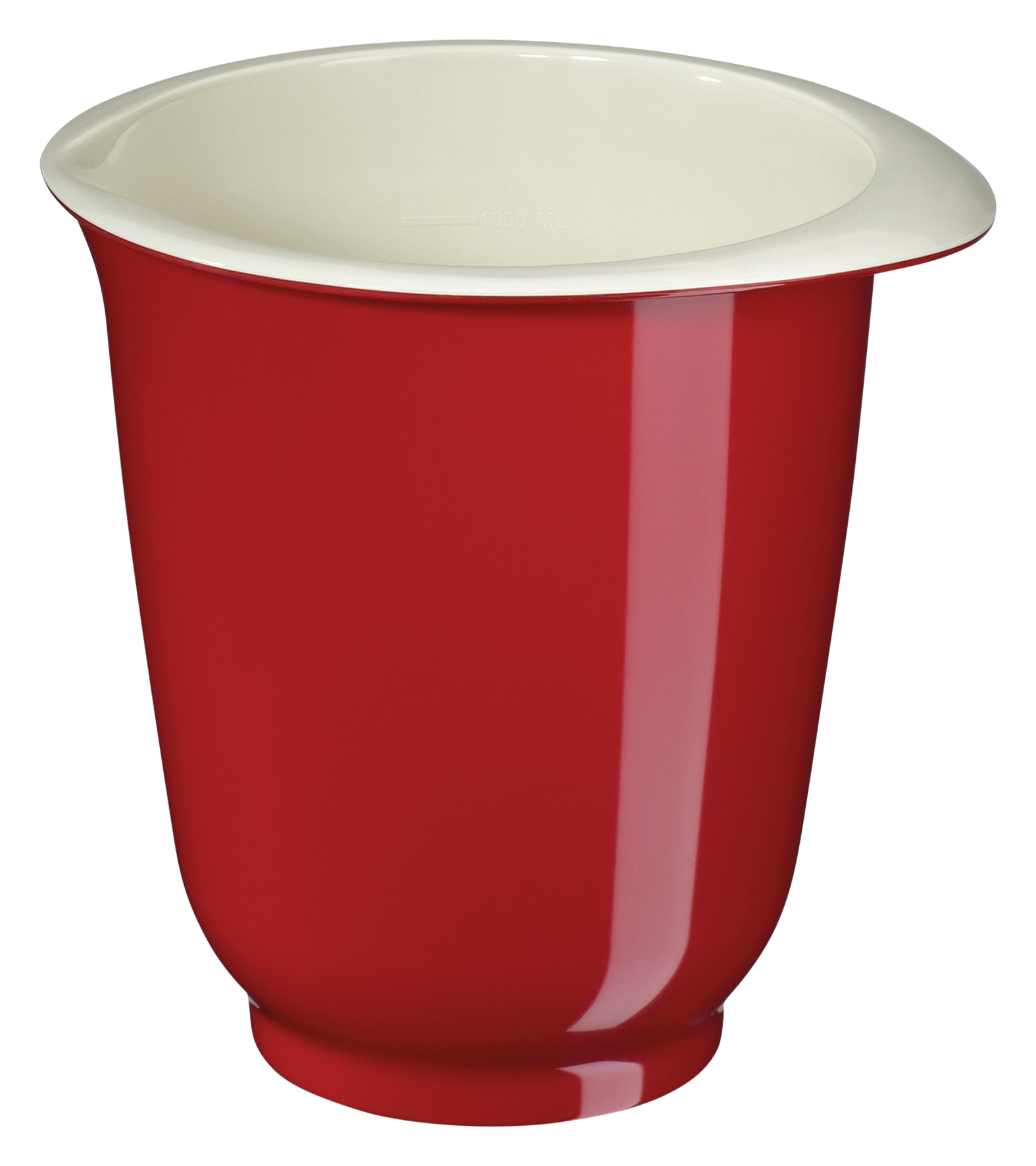 Rührbecher rot 1 l
