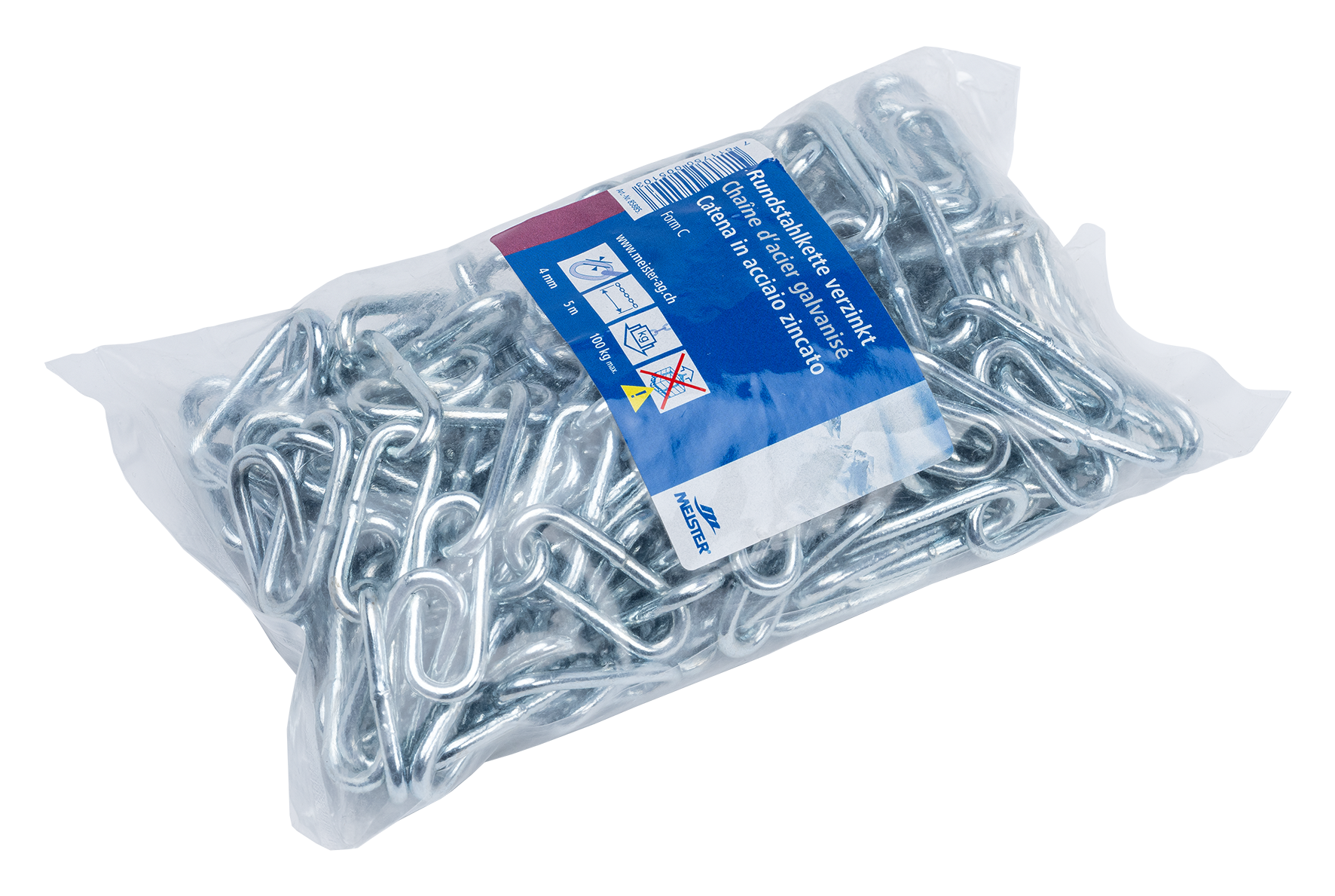 Rundstahlkette C ø4mm 32x7.0mm