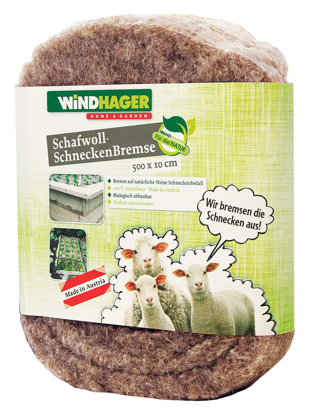 Schafwoll-Schneckenbr. 5x0.1m