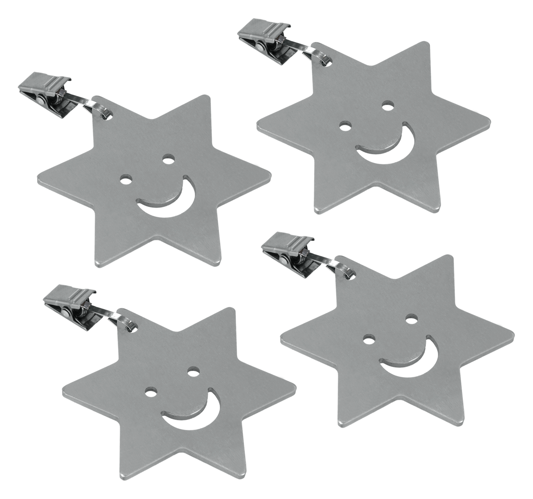 Tischtuchhalter Inox 4St. ass.