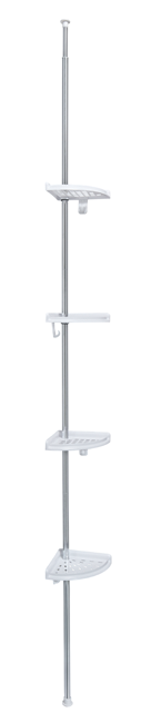 Duschregal verchromt 180-260cm