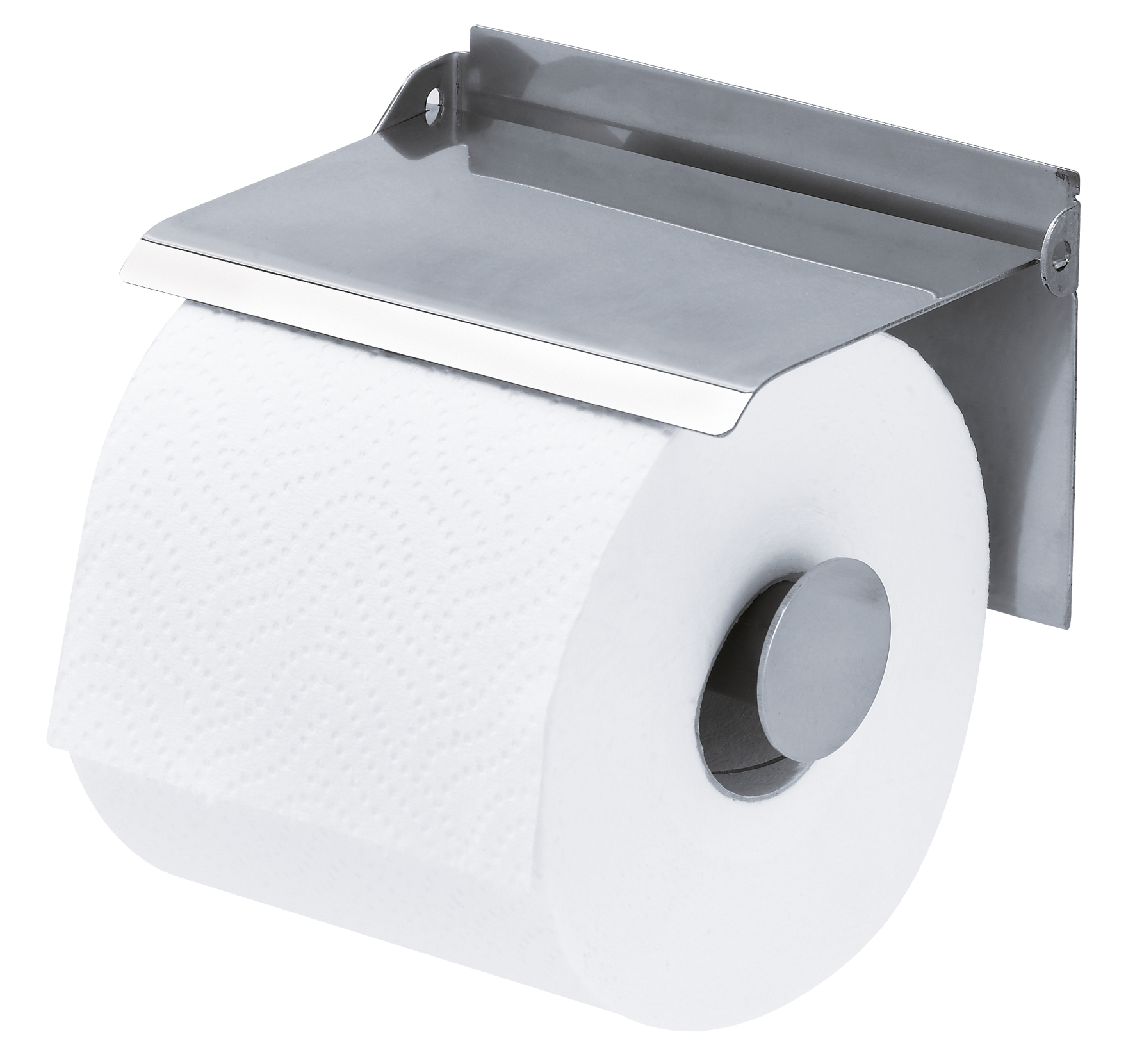 WC Papierhalter m.Deckel chrom