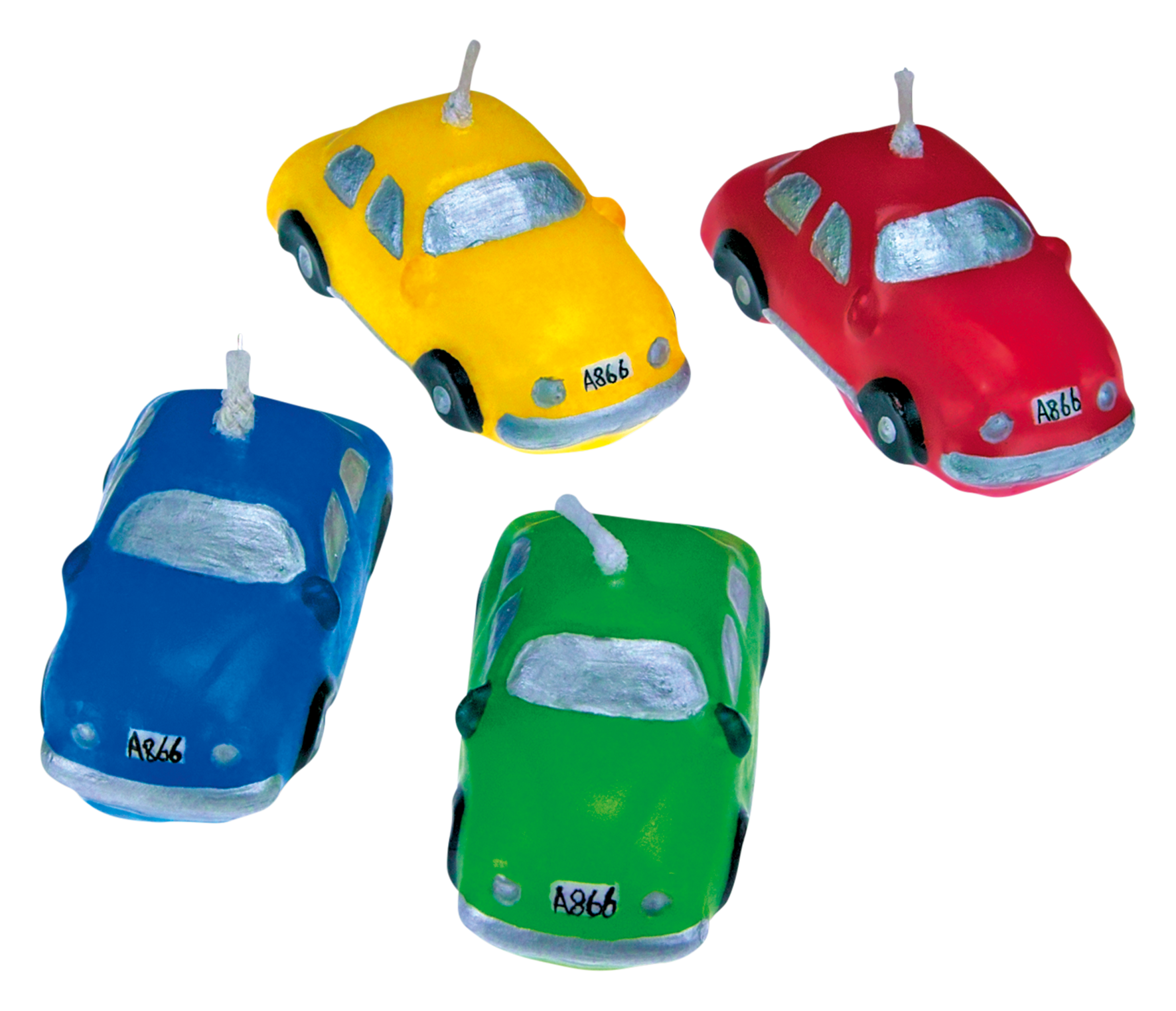 Kerzen Auto 5 cm 4-teilig