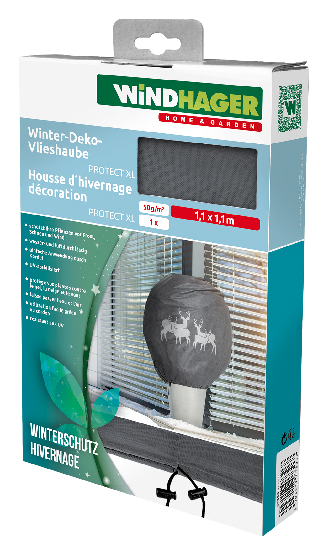 Winterdekovlieshaube 1.1x1.1m