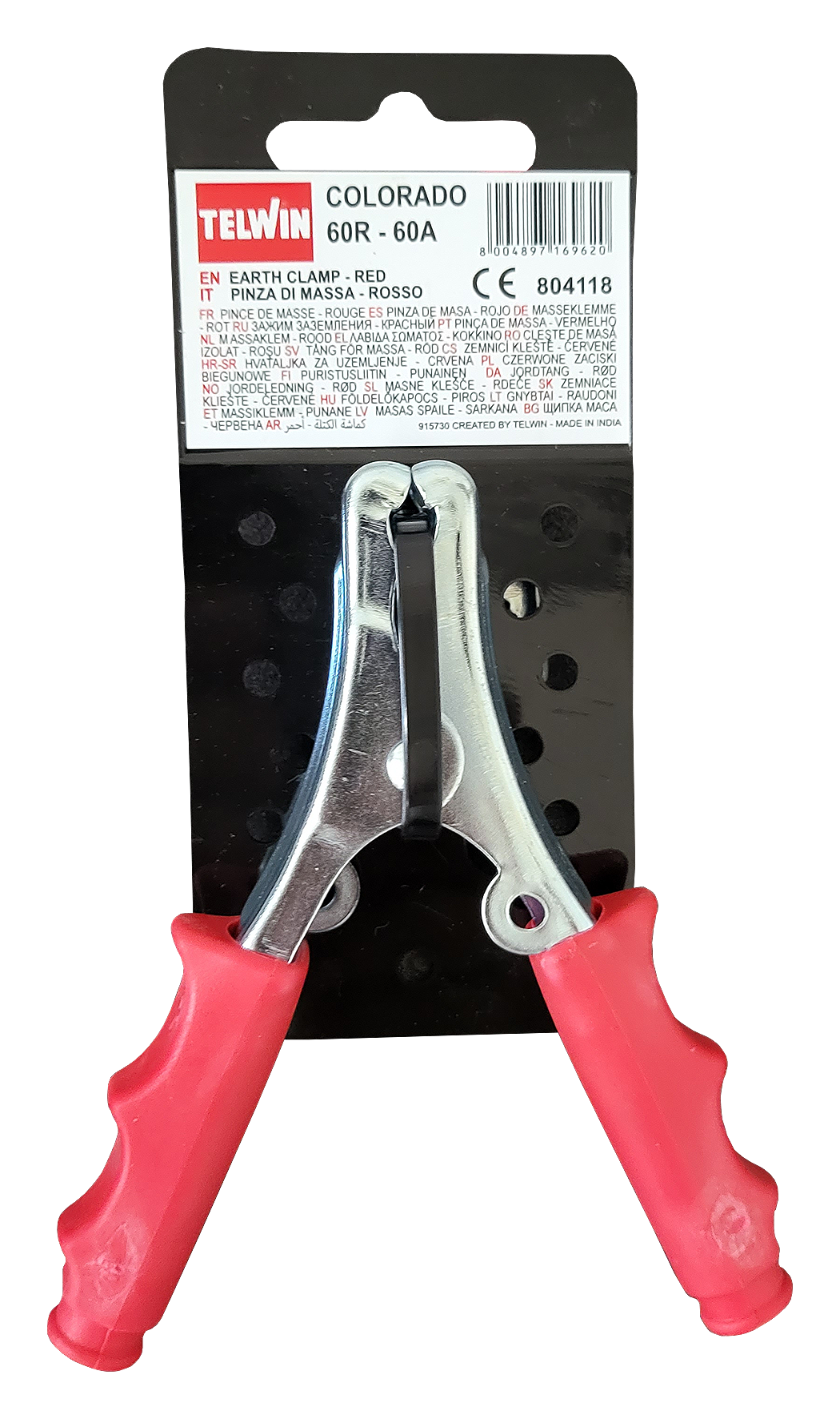 Masseklemme 60 A rot