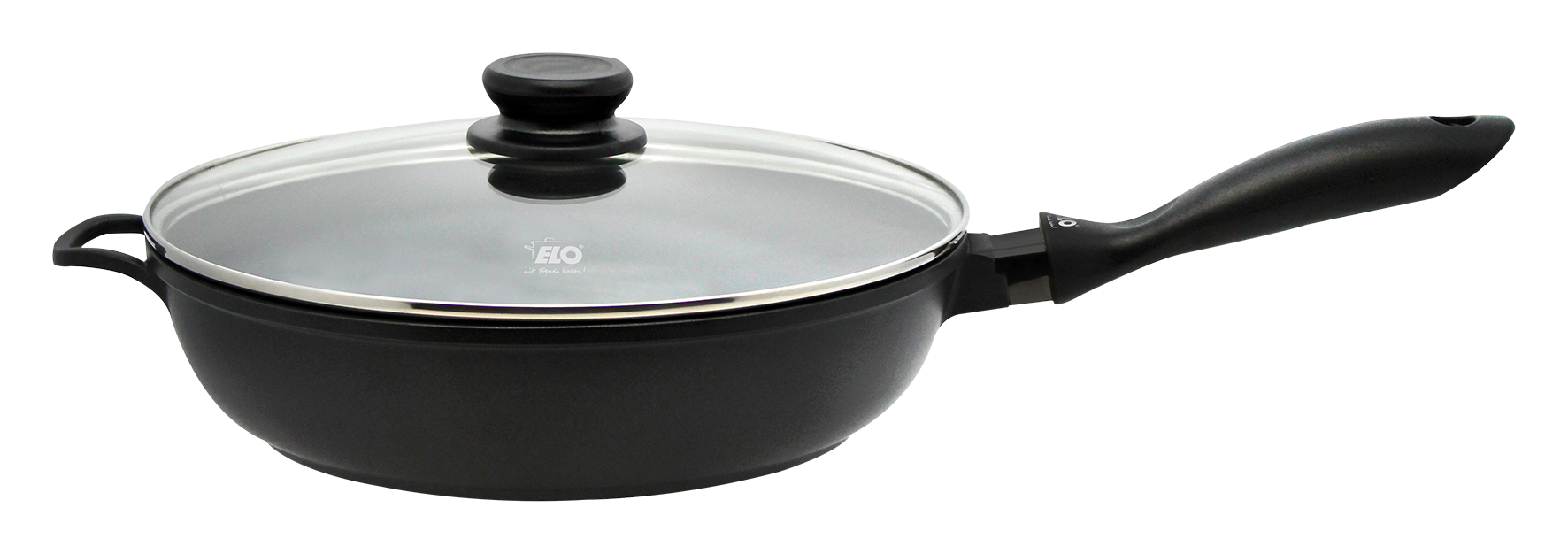 Schmorpf.28cm m.Glasdeckel