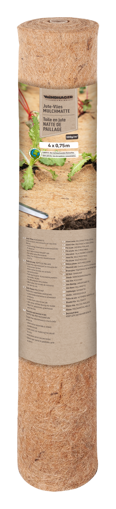 Jute-Vlies 0.75x4m