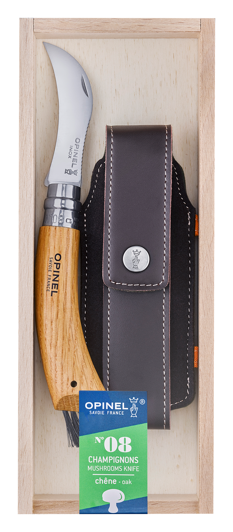 Pilzmesser Nr.8 Eichenholz 8cm