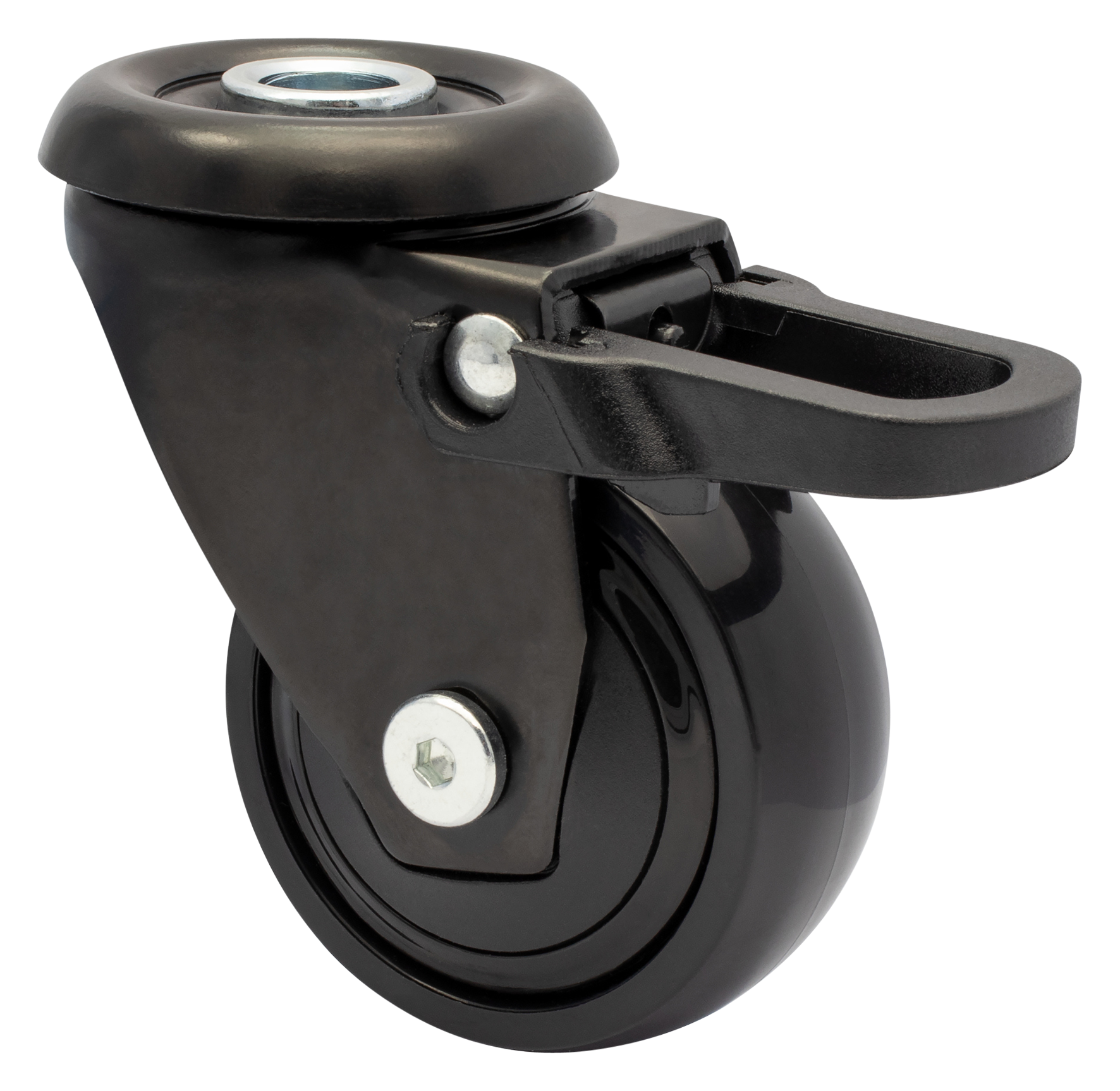 Möbel-Lenkr. ø50mm Rück. Fest.