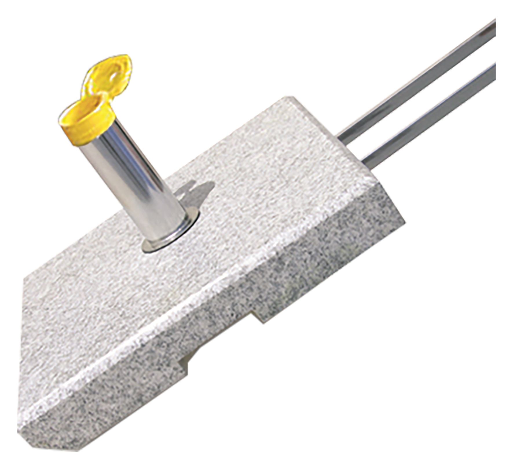 Schirmsockel m.Rollen 55x55cm