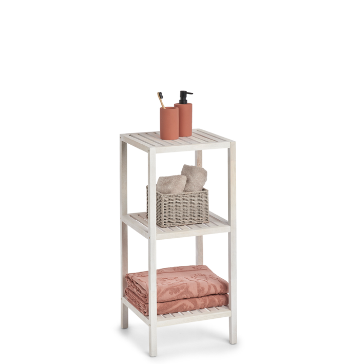 Standregal m.3 Ablagen weiss