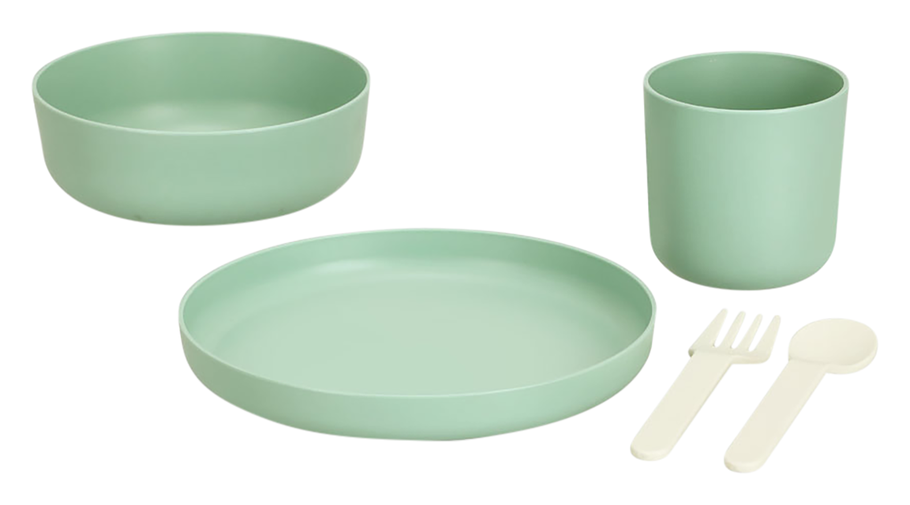 Kinder-Geschirr 5tlg. salbei
