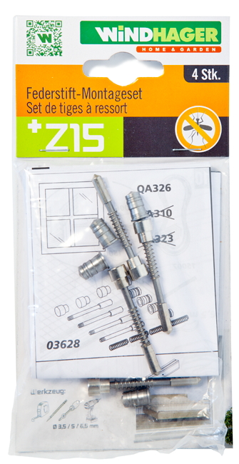 Federstiftmontage Set à 4Stk.