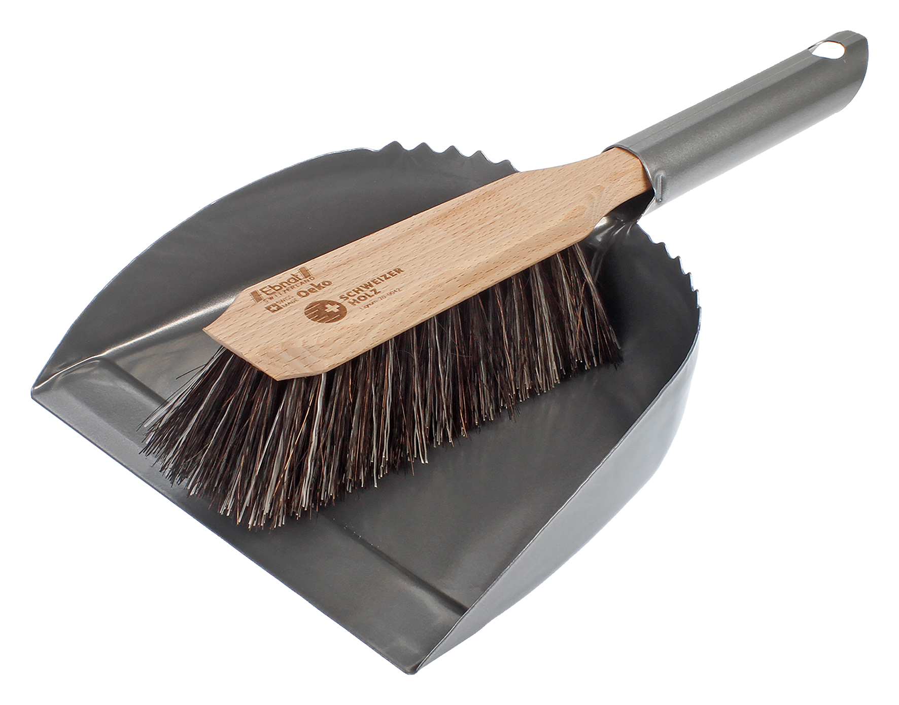 Kehrgarnitur Click Metall anth