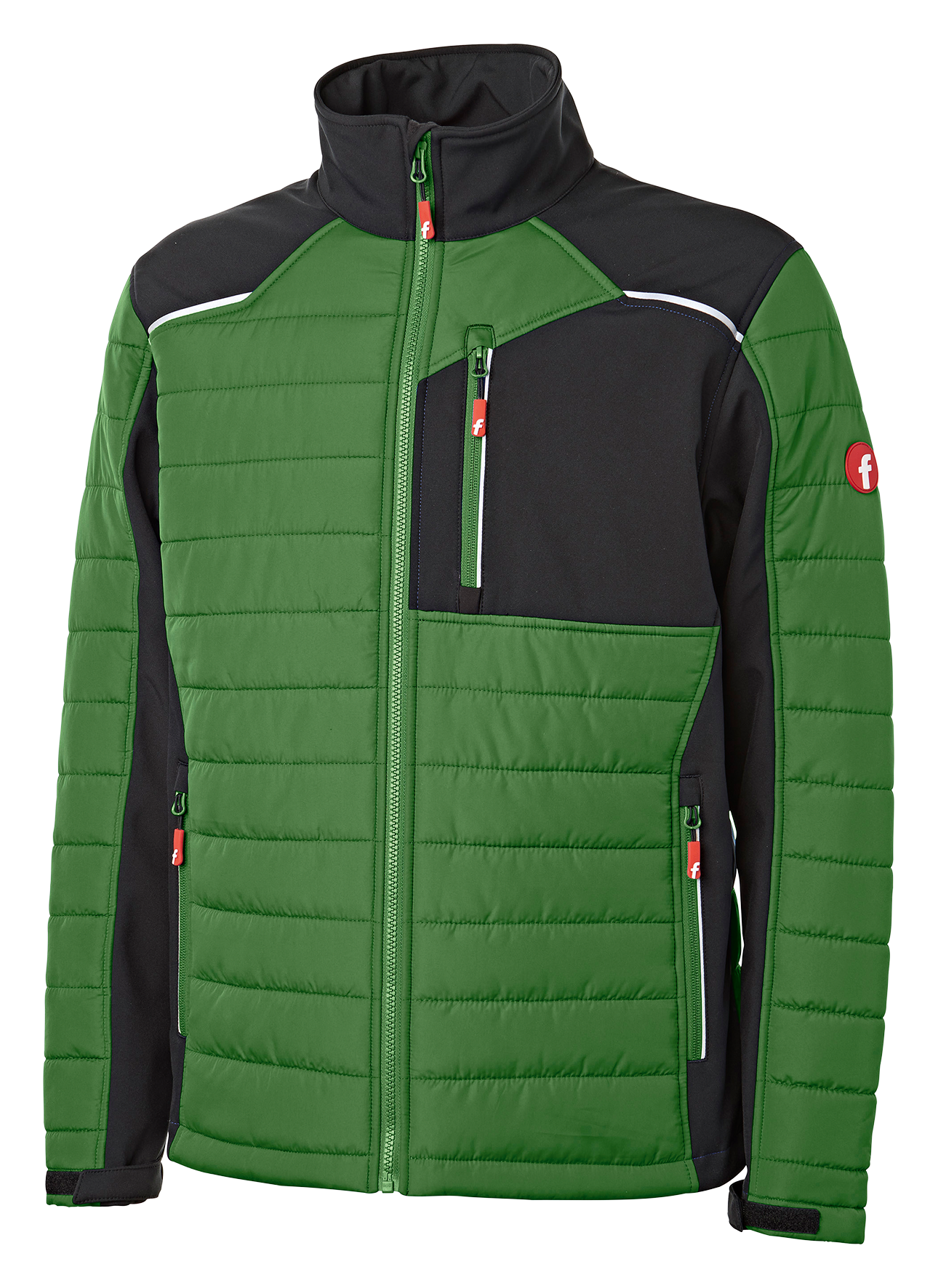 Hybrid-Steppjacke gn/sw L