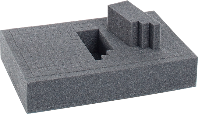 Rastereinsatz aus Schaumstoff