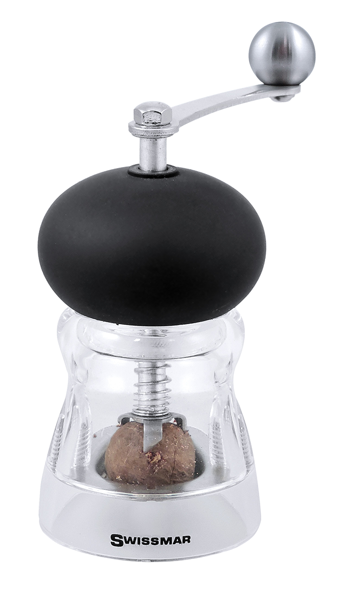 Muskatmühle Acryl sw 10cm