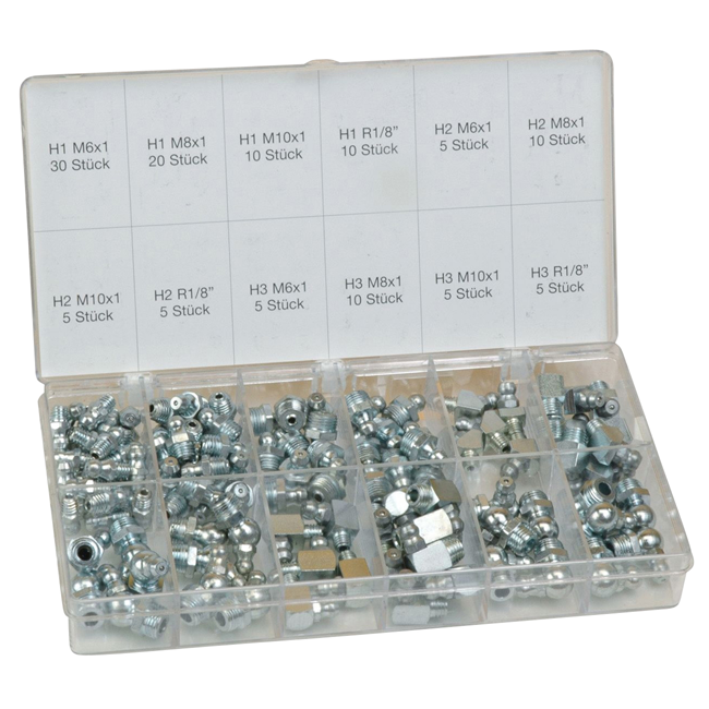 Schmiernippelset 120tlg.