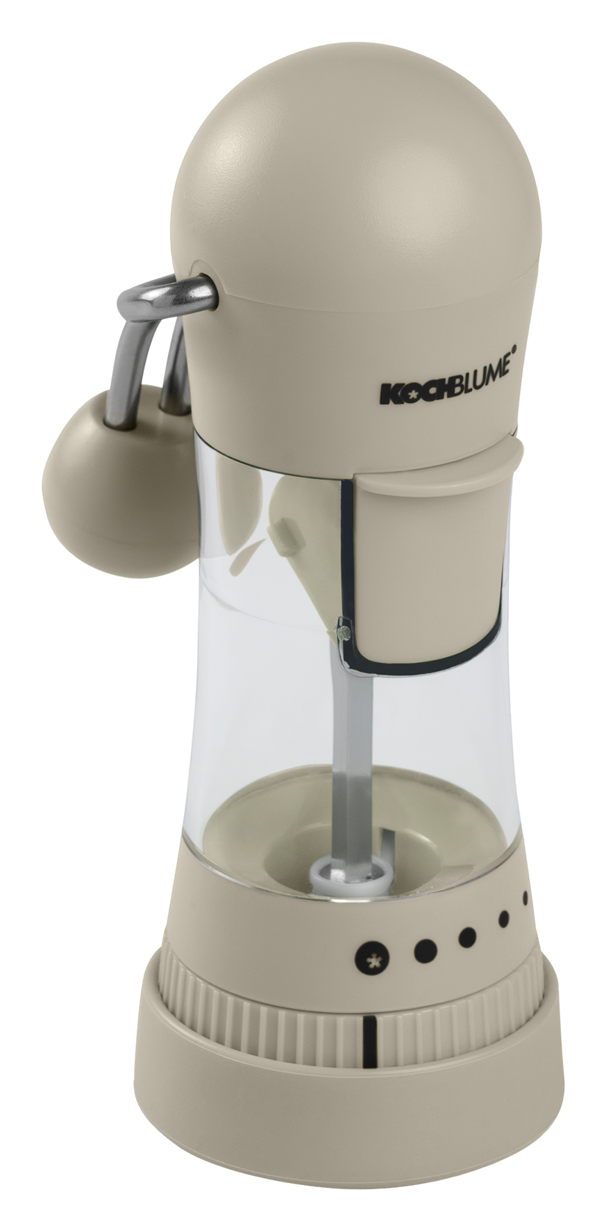 Gewürzmühle m.Fuss 6x8.5 taupe