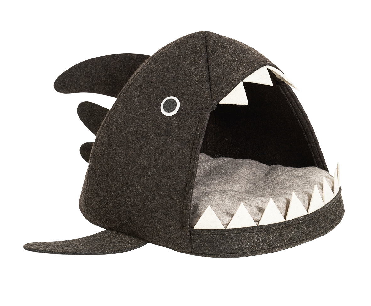 Katzenkorb Hai anthrazit 45cm