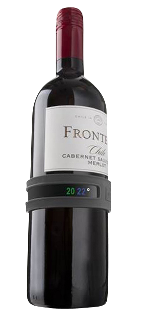 Weinthermometer Snap schwarz