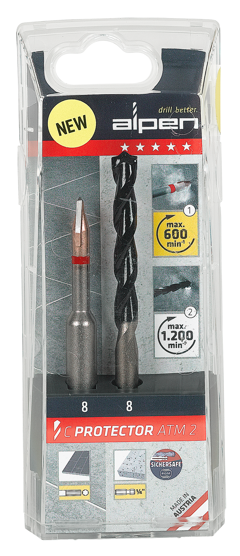 Fliesenbohrer Protector 8.0 2t