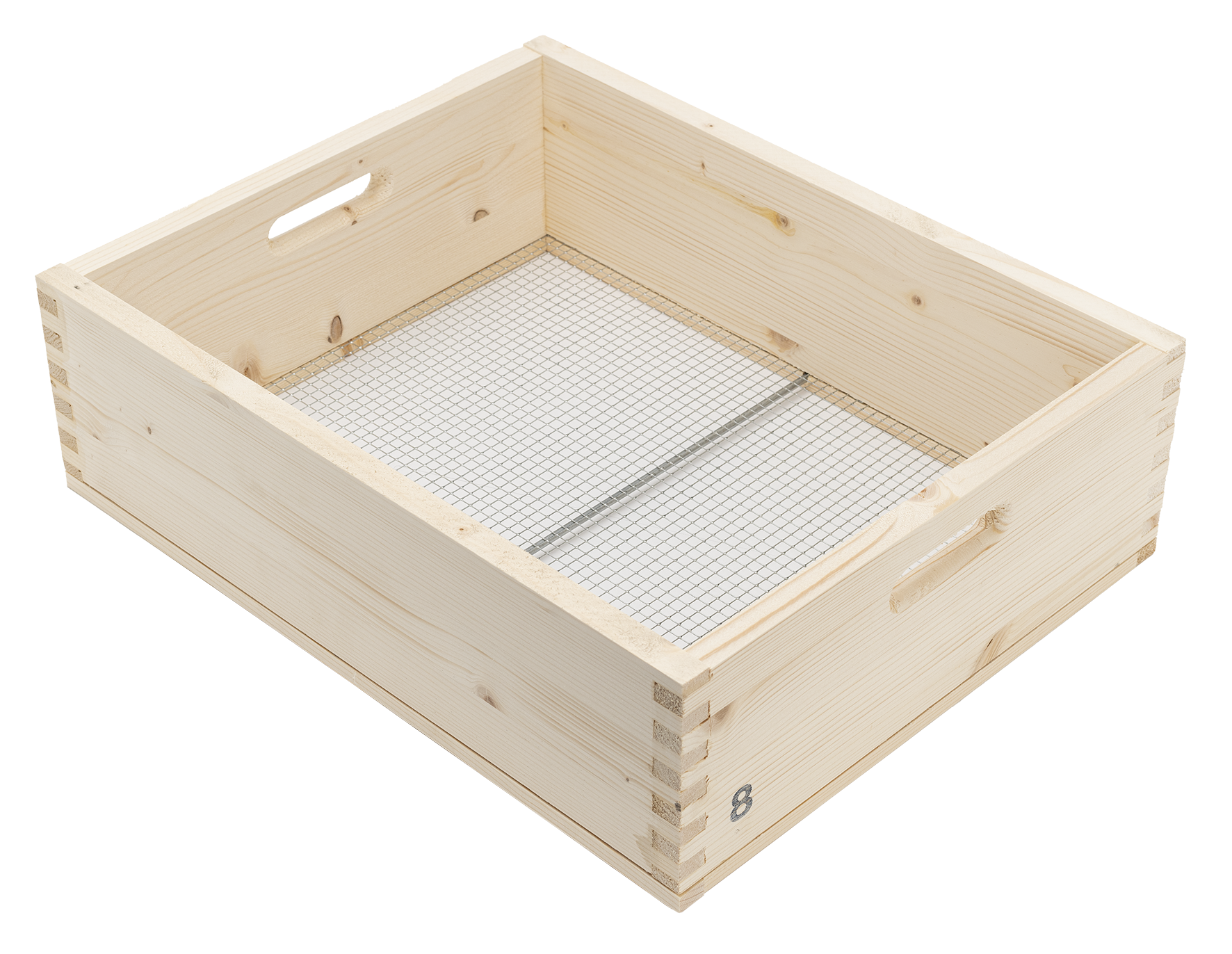 Sandsieb 50x40 cm 8 mm