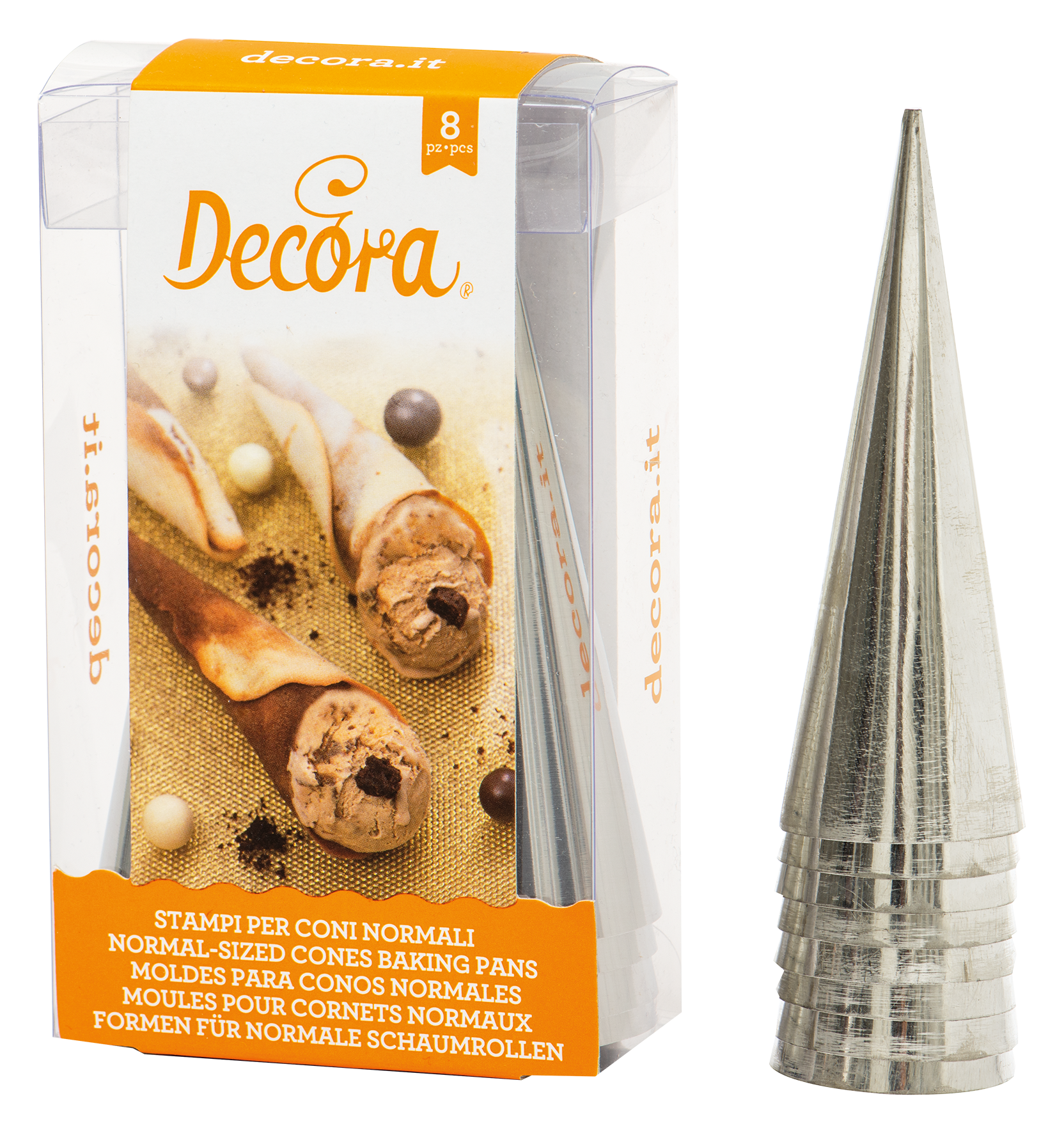 Cornetspitzen 8St. ø 4x12 cm