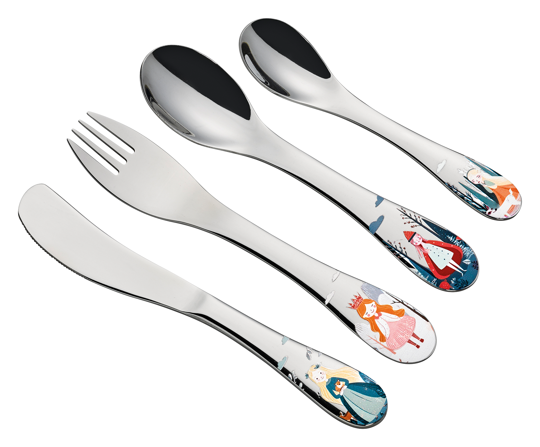 Kinderbesteck Princess 4-tlg.