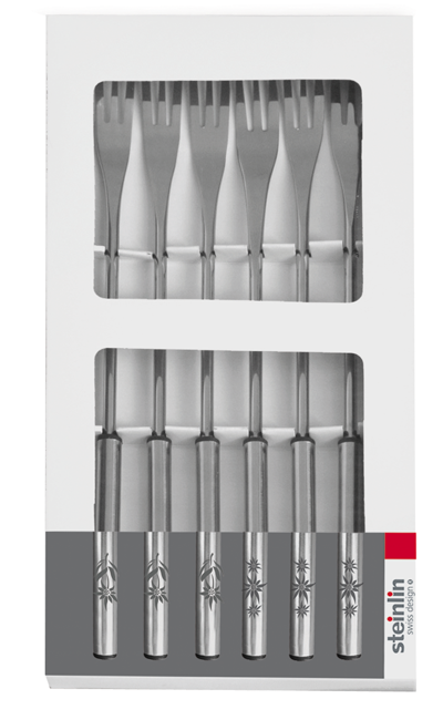 Fonduegabeln Edelweiss 6 Stk.