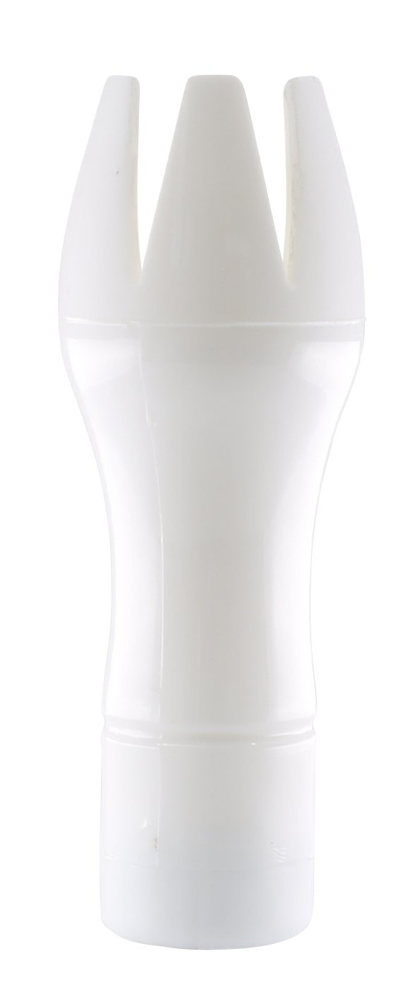 Garniertülle Tulpe weiss