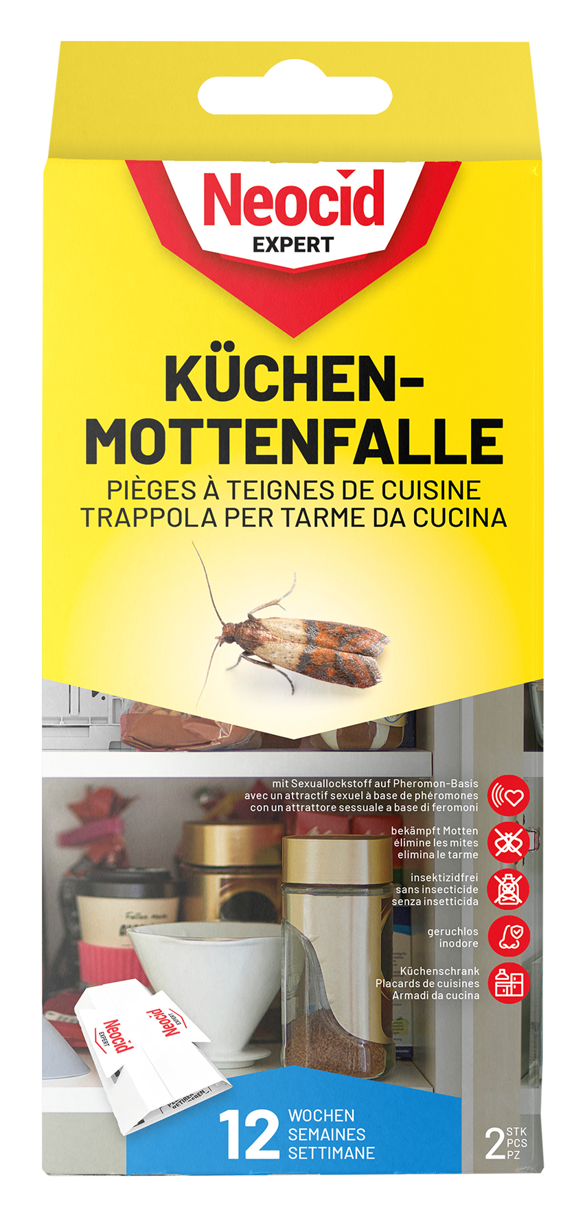 Küchenmottenfallen 2Stück