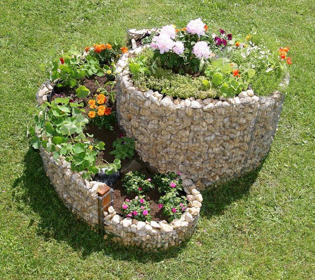 Kräuterspirale 90x110x60 cm