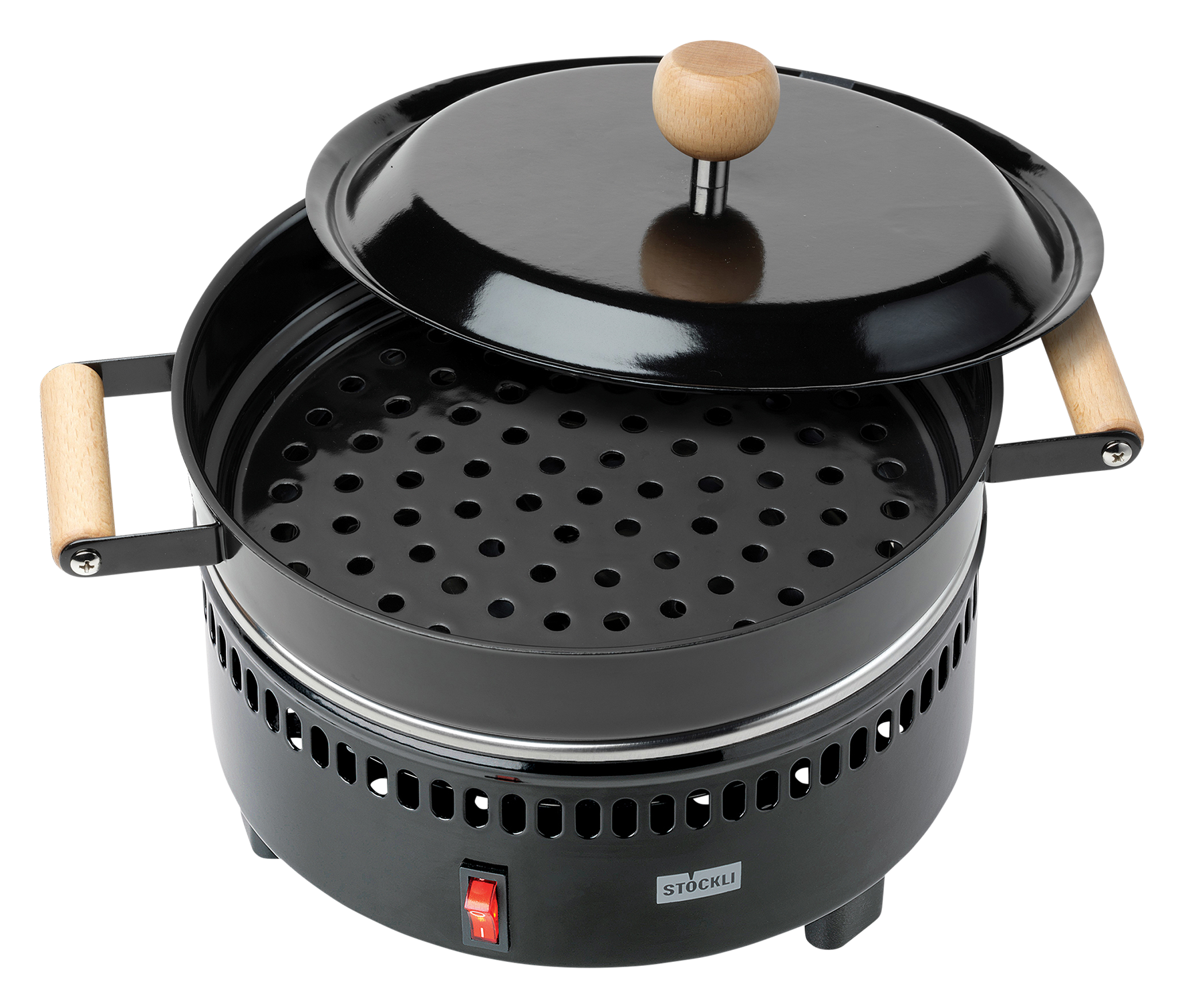 Marroniofen Holzgriffe ø24cm