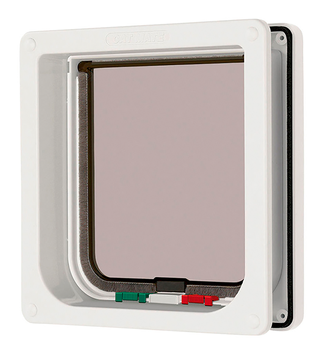 Katzentüre 4Wege m.T. weiss