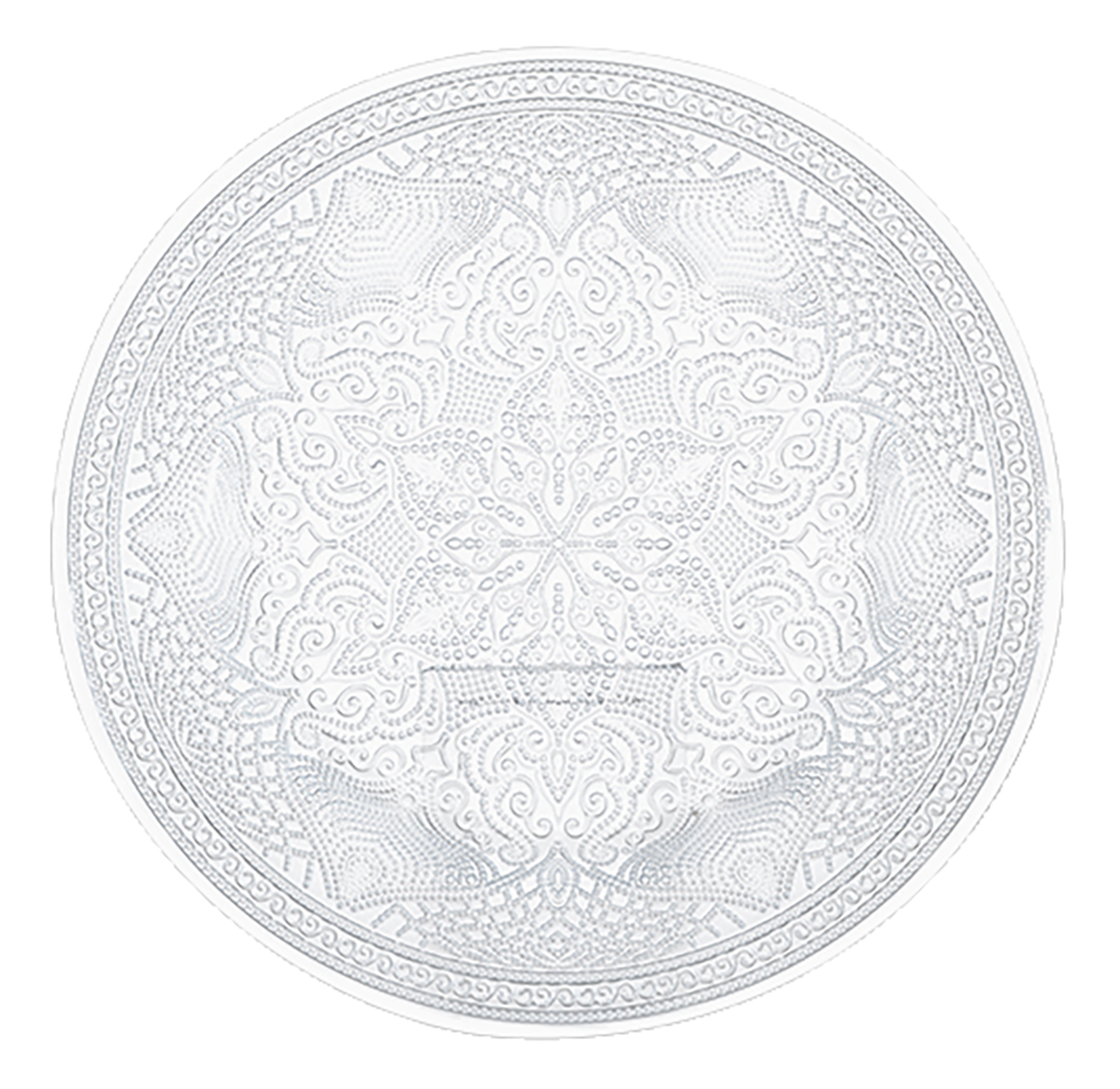 Teller m.Fahne Pradesh ø30cm