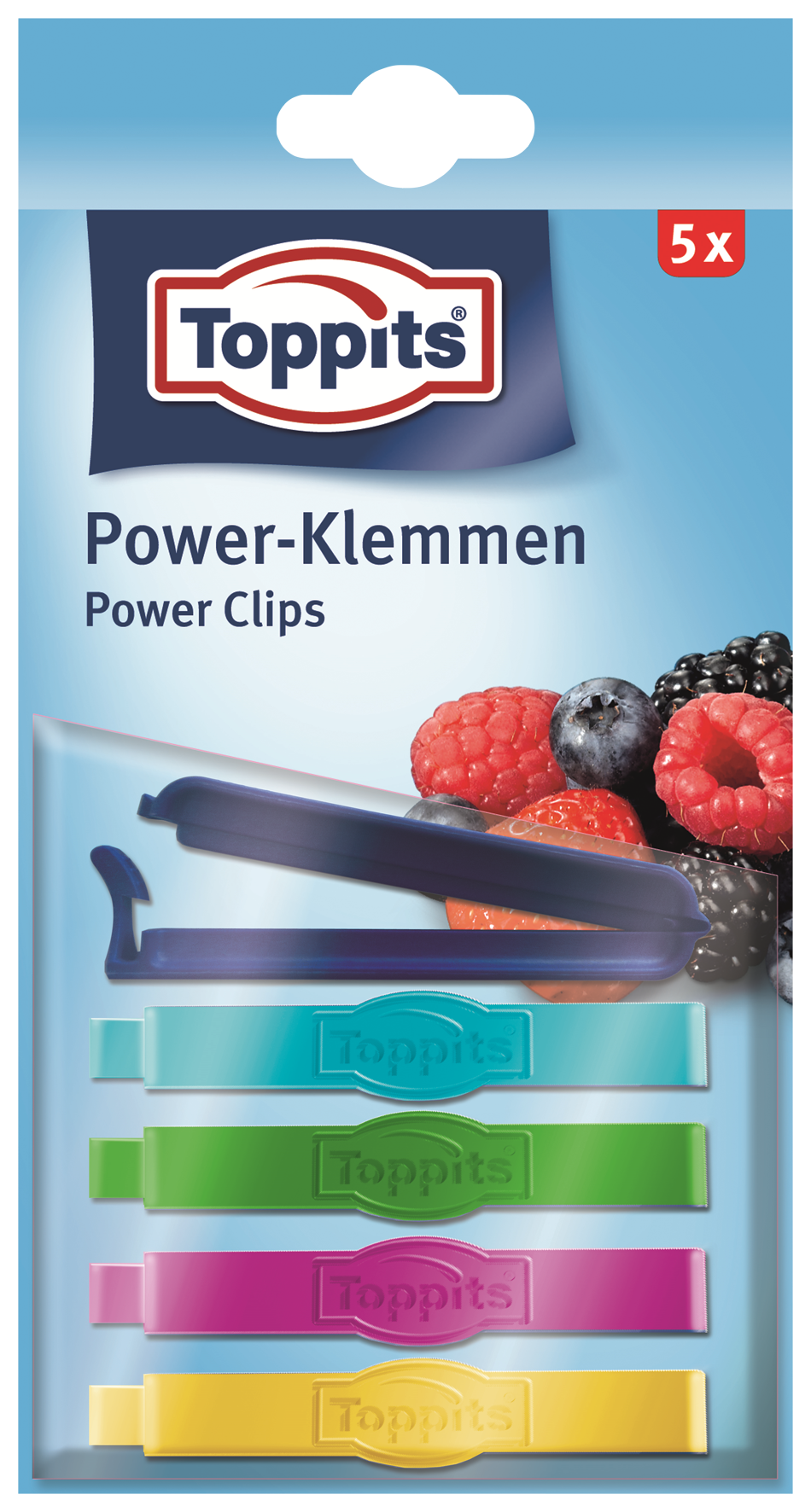 Beutelklemmen Power 5Stück
