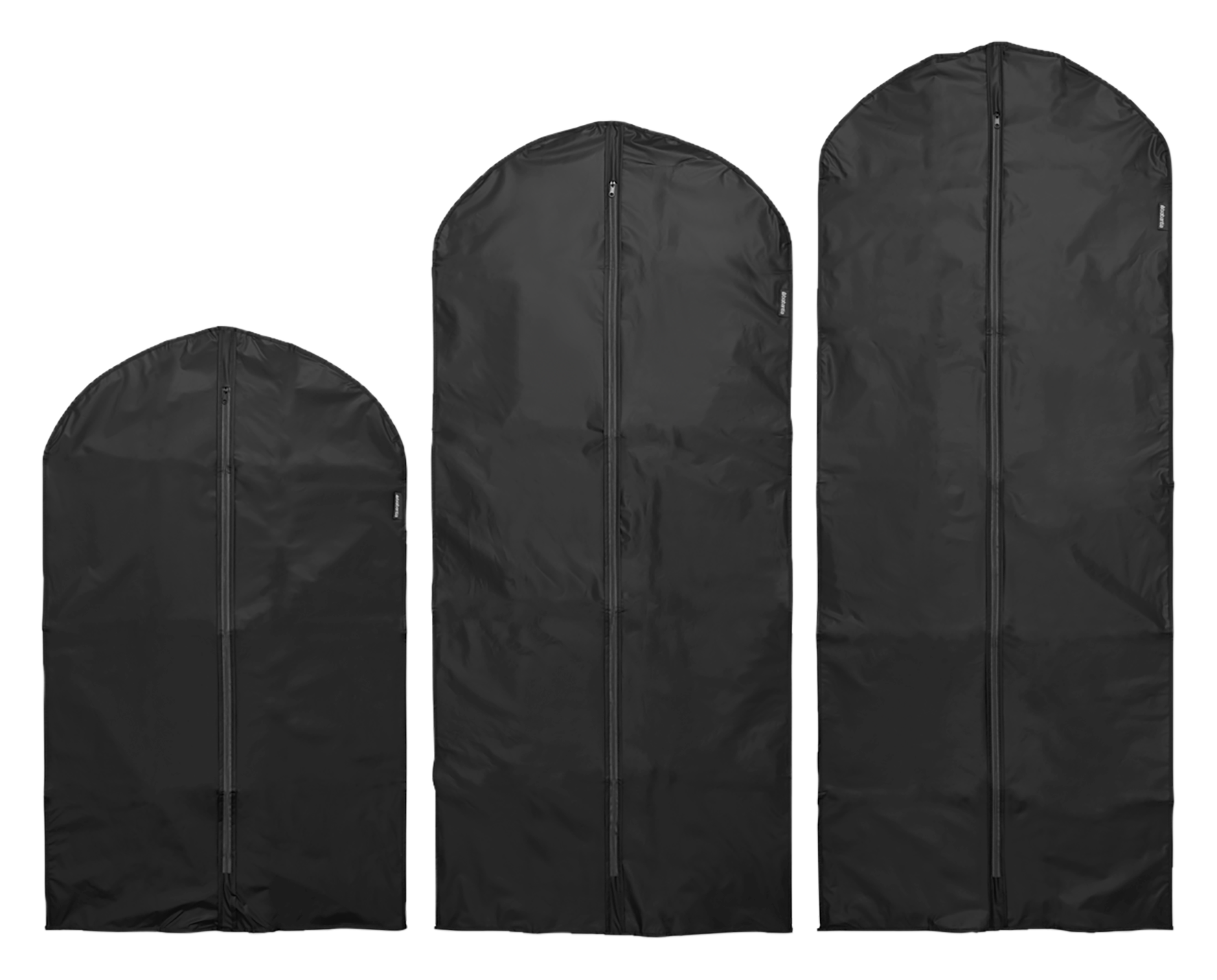Kleiderschutzhülle 3Stk. black