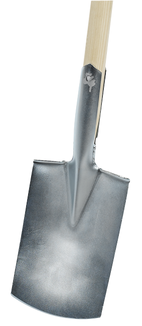 Gärtnerspaten 128x19cm