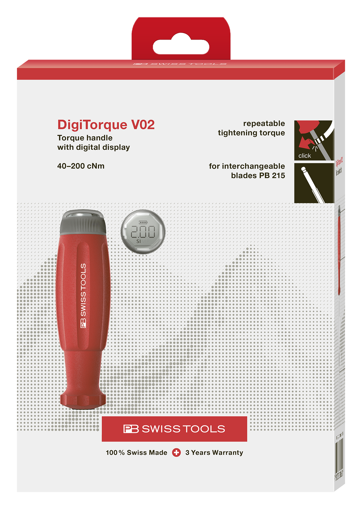 Drehm.Griff PB 9320.A0.4-2.0Nm