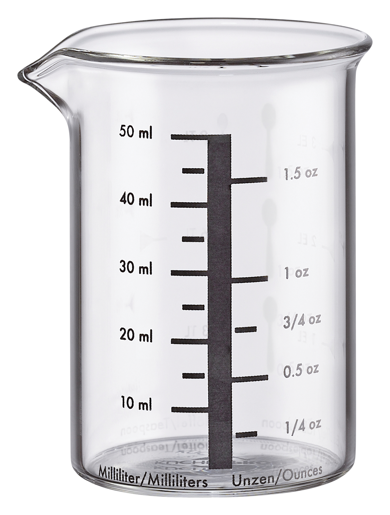 Messbecher Glas 50 ml