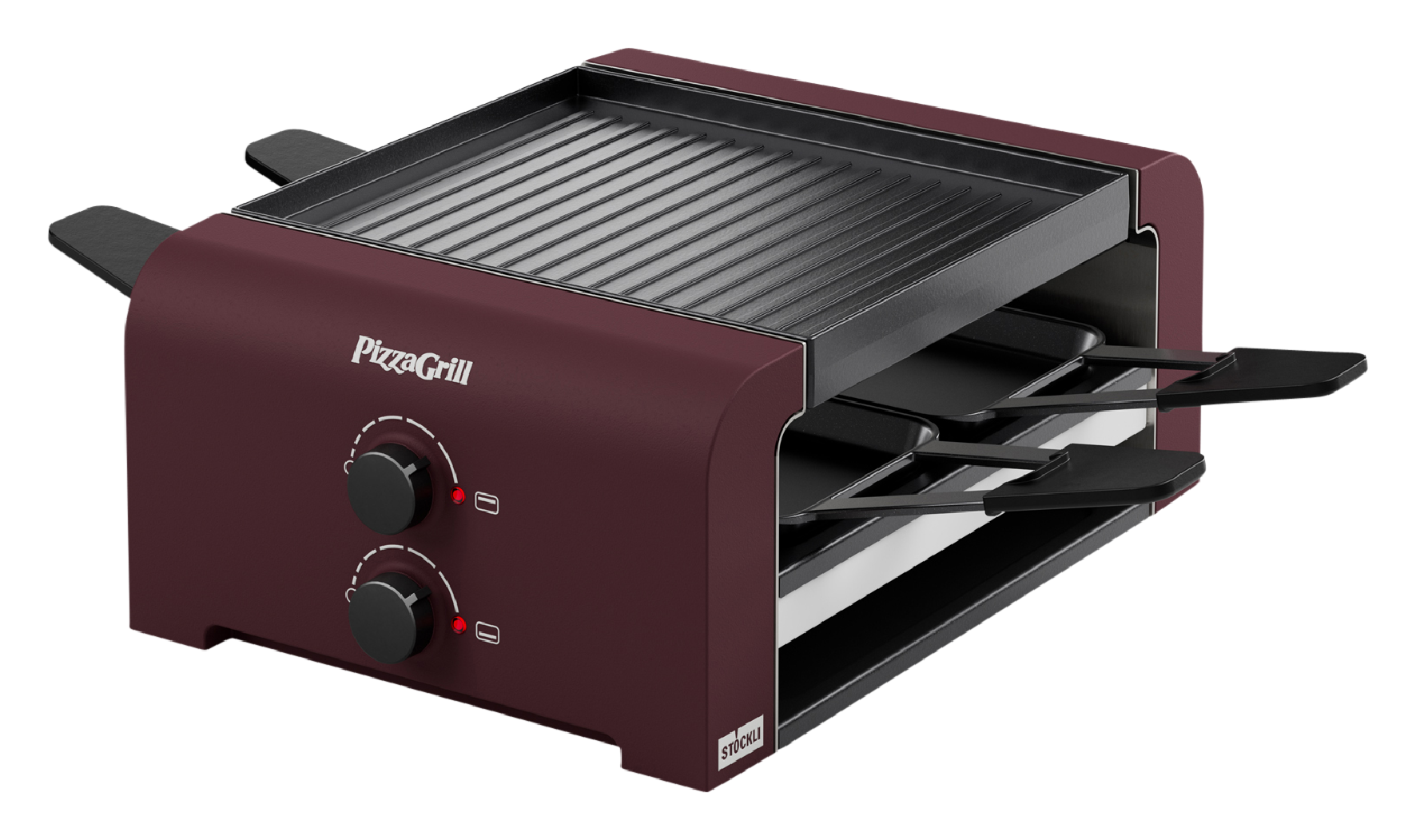 PizzaGrill 4 merlot red