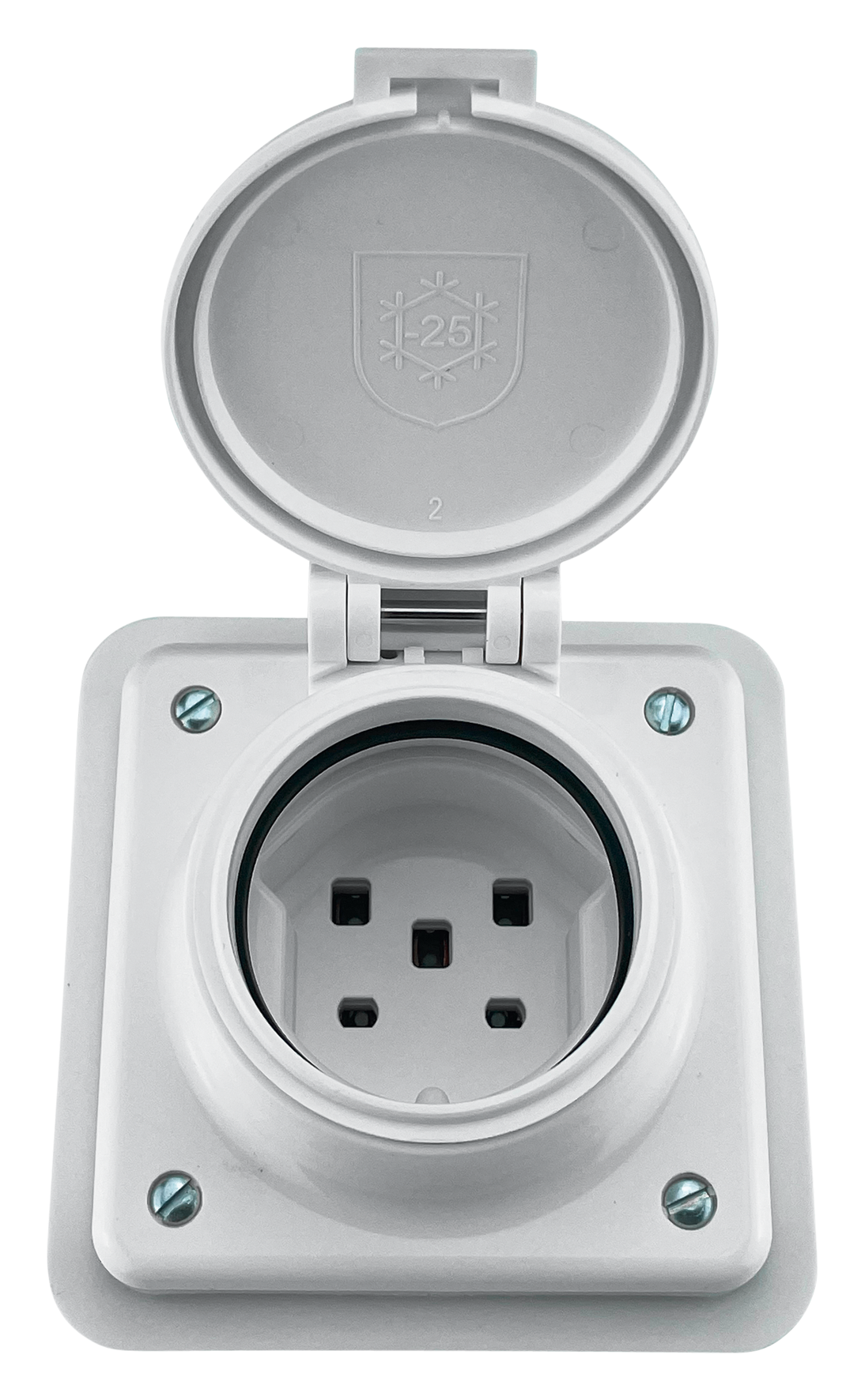 Steckdose 1x25 UP IP55 ws