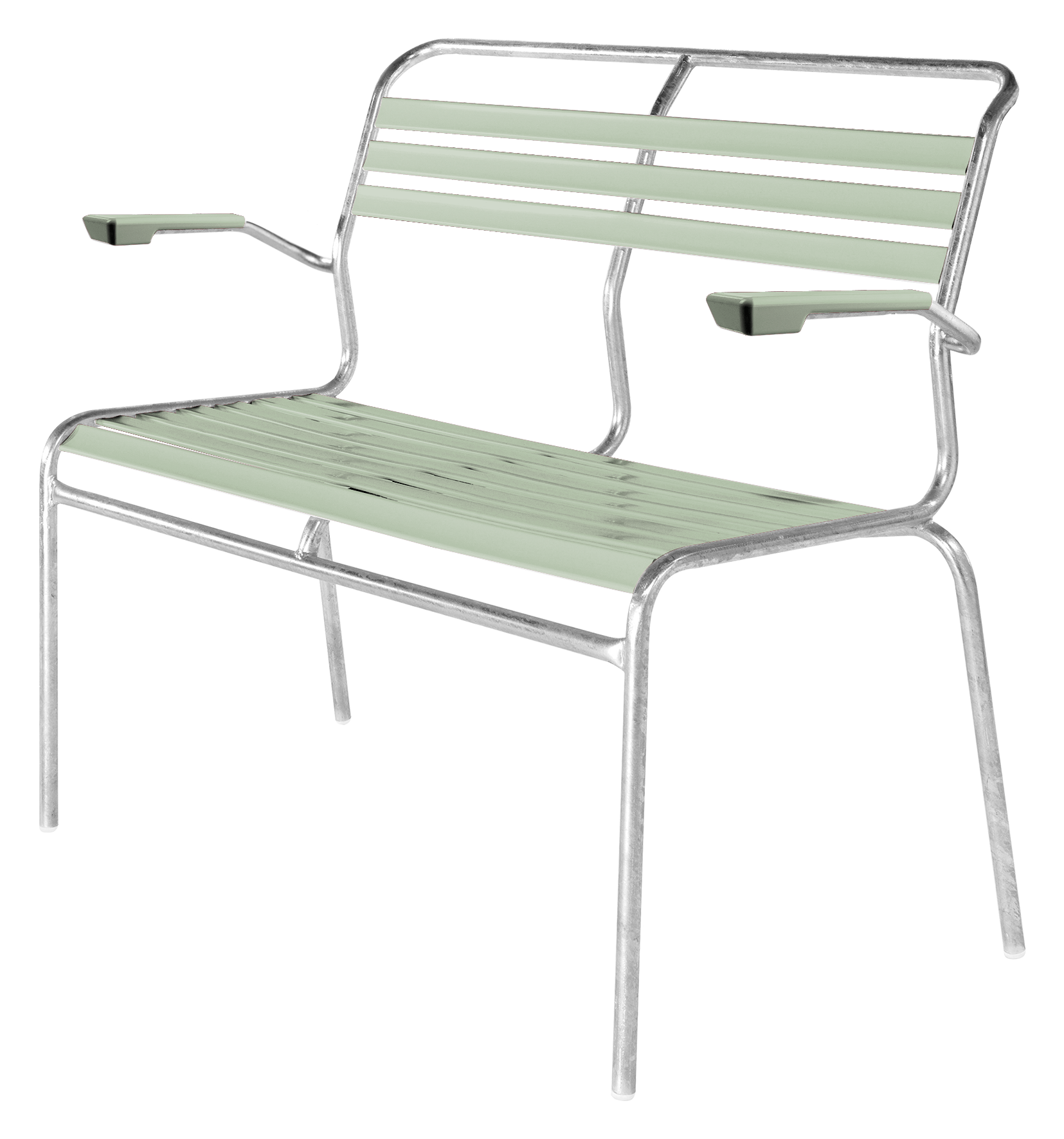 Bank Lätli m.Arml. 2er p.gr.