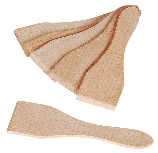 Raclette Spachtel Holz 6Stück