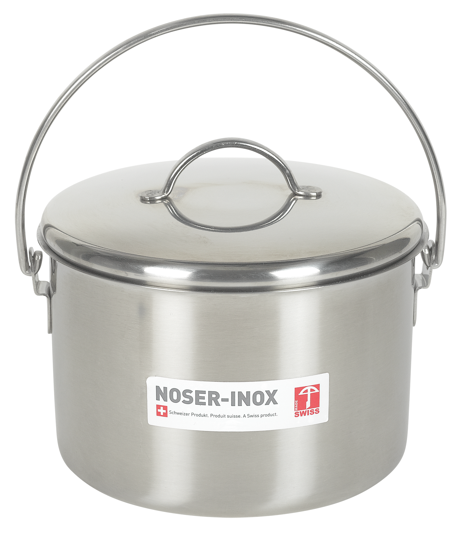 Komposteimer m.Deckel Inox 3l