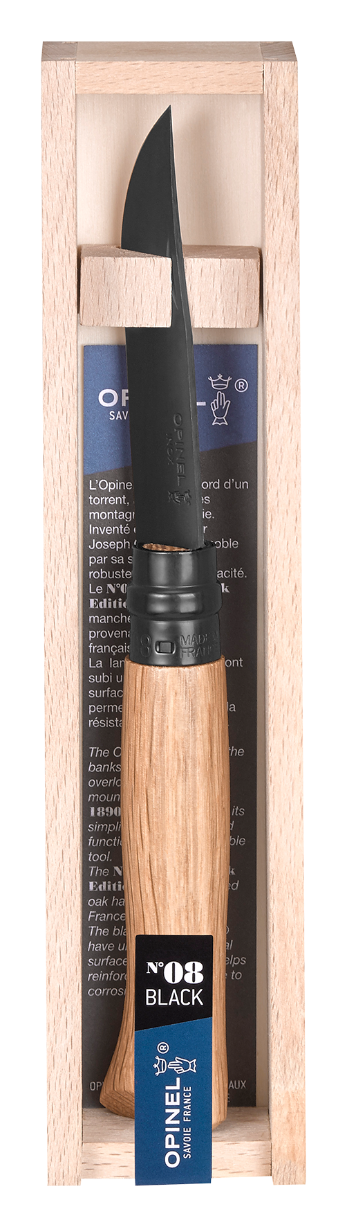 Messer Nr. 8 BlackOak Holzbox