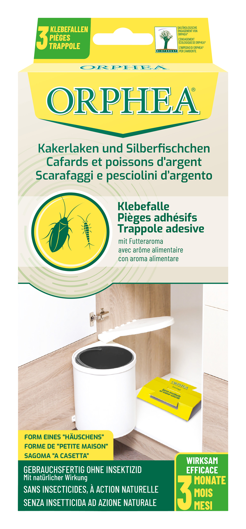 Silberfischchenfalle